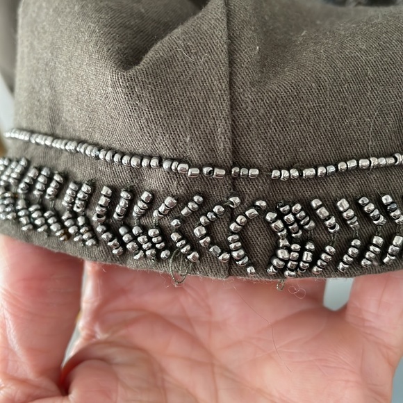 Free People |  Embroidered Green Military Jacket - Picture 8 of 10